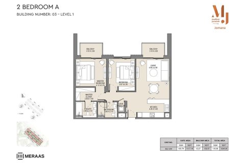 Apartment in JOMANA in Umm Suqeim, Dubai, UAE 1 bedroom, 74 sq.m. № 704901 - photo 10