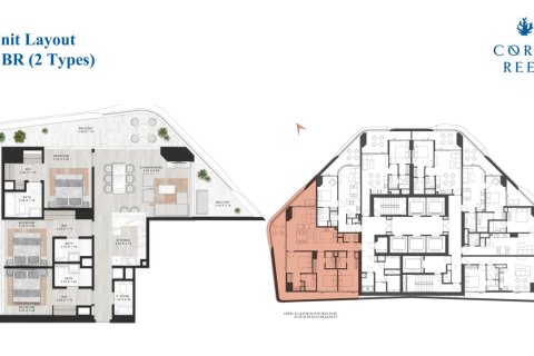 Apartment in CORAL REEF APARTMENTS in Maritime City, Dubai, UAE 1 bedroom, 72 sq.m. № 704898 - photo 11