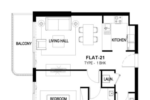 Lägenhet till försäljning i Dubai, UAE 1 sovrum, 76.4 kvm Nr. 659000 - fotografi 11