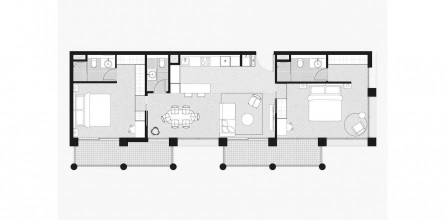 Пәтер ENTA Residences, Mina Al Arab, Рас-эль-Хайма, БАӘ-да 2 жатын бөлмелер, 120 м² № 641109