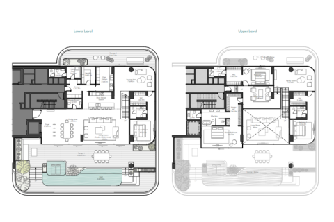 Palm Jumeirah, Dubai, संयुक्त अरब अमीरात में डुप्लेक्स, 718 वर्ग मीटर, संख्या 689805 - फ़ोटो 14
