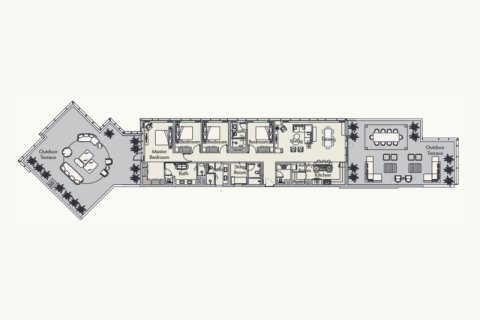 آپارتمان برای فروش در  Palm Jumeirah، Dubai، امارات متحده عربی  1 خوابه ، 117 متر مربع ، شماره 689808 - تصویر 9