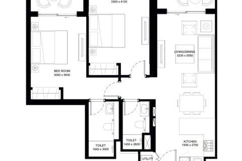 Mohammed Bin Rashid City, Dubai, BAE’de satılık daire 1 yatak odası, 69 m&sup2; No 689807 - fotoğraf 4