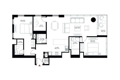 Mohammed Bin Rashid City, Dubai, BAE’de satılık daire 1 yatak odası, 69 m&sup2; No 689807 - fotoğraf 8