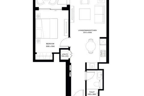 Mohammed Bin Rashid City, Dubai, BAE’de satılık daire 1 yatak odası, 69 m&sup2; No 689807 - fotoğraf 6