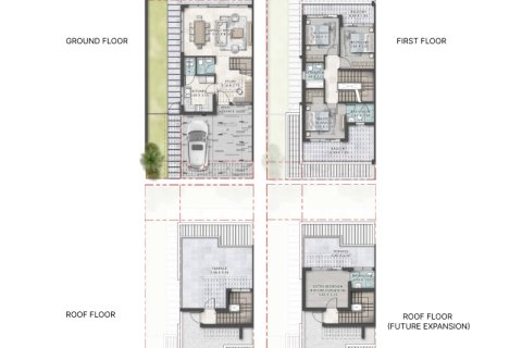 Townhouse til salg i DAMAC Hills (Akoya by DAMAC), Dubai, UAE 3 soveværelser, 185 kvm № 689806 - foto 5