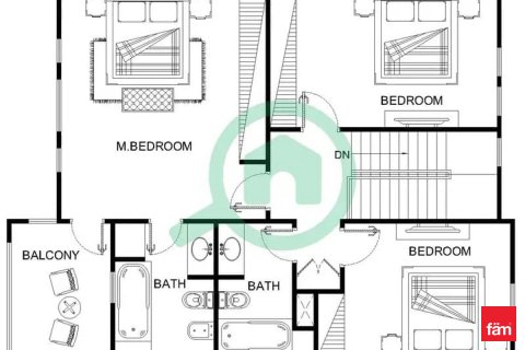 Vila di Dubai, UEA 3 kamar tidur, 227.6 m2 nomor 721110 - foto 17