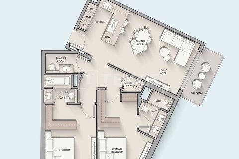 Apartament në City of Arabia, Dubai, Emiratet e Bashkuara Arabe 2 dhoma gjumi, 124 m2. № 702197 - Foto 22