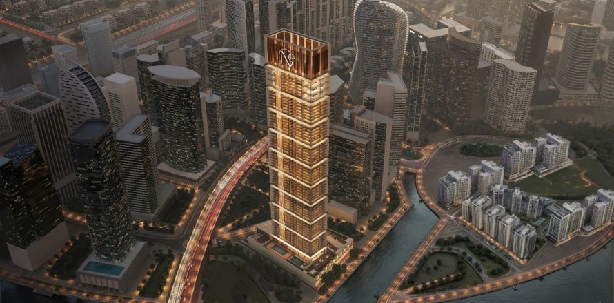 Byt v Business Bay, Dubai, SAE 1 ložnice, 93.8 m² Č.: 634805