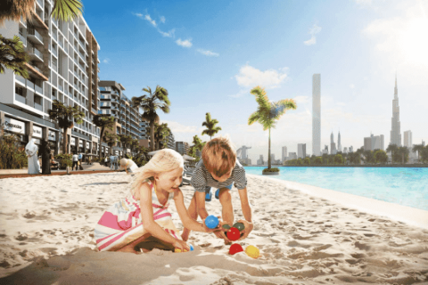 Lakás az AZIZI RIVIERA BEACHFRONT lakóparkban itt: Meydan, Dubai, EAE, 1 hálószoba, 73 m², azonosító: 694915 - fénykép 3