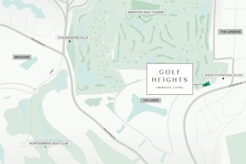 Lägenhet till försäljning i Emirates Hills, Dubai, UAE 2 sovrum, 107 kvm Nr. 652677 - fotografi 17