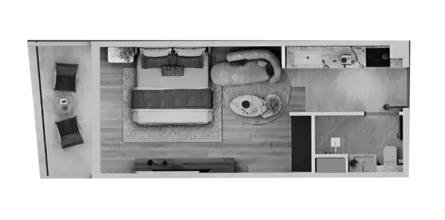 Apartment in Nuve in Dubai Land, UAE 1 room, 39.99 sq.m. № 698714