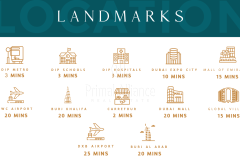 Apartemen di Dubai Investment Park, UEA 3 kamar tidur, 138.43 m2 nomor 659971 - foto 22