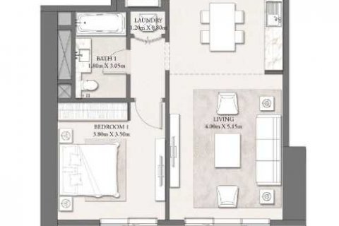 Müüa korter asukohaga Dubai Harbour, Dubai, AÜE: 1 magamistoaga, 83 m² Nr 637271 - pilt 3