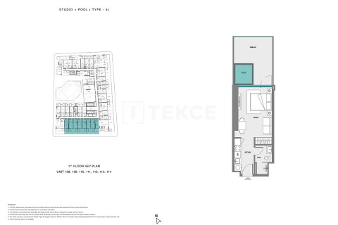 Appartement à vendre à  Dubai Land, Dubai, EAU 1 chambre, 78 m2 № 660643 - photo 16