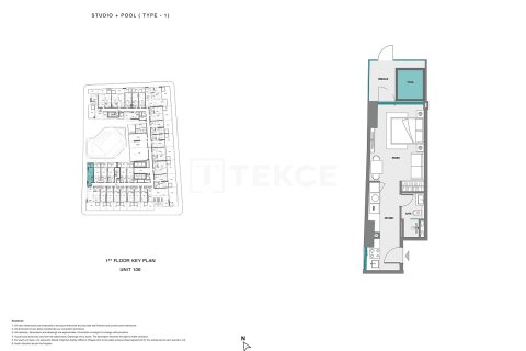 Appartement à vendre à  Dubai Land, Dubai, EAU 1 chambre, 78 m2 № 660643 - photo 13