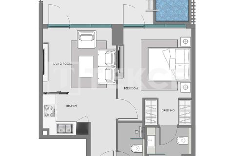 Huoneisto Arjan, Dubai, Arabiemiraatit 1 makuuhuone, 61 m2 № 660641 - kuva 16