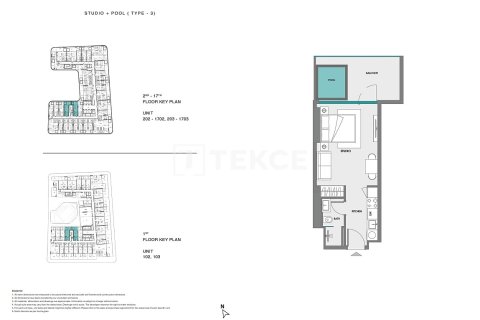 Appartement à vendre à  Dubai Land, Dubai, EAU 2 chambres, 120 m2 № 660644 - photo 15