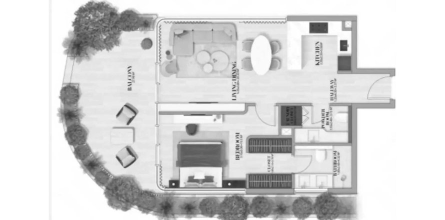 Apartment in Gate Eleven in Meydan, Dubai, UAE 1 bedroom, 90.67 sq.m. № 720721