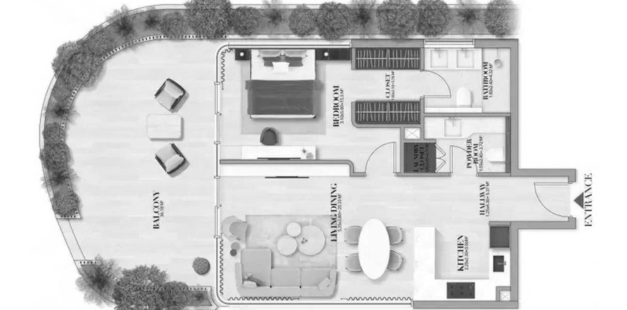 Apartment in Gate Eleven in Meydan, Dubai, UAE 1 bedroom, 98.88 sq.m. № 720722