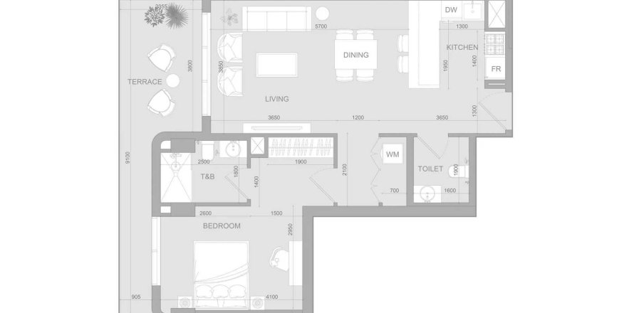 Apartament në S1LV1ANA Park në Jumeirah Village Triangle, Dubai, Emiratet e Bashkuara Arabe 1 dhomë gjumi, 82.27 m2. № 709011