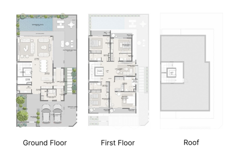 Vilë në Jumeirah Golf Estates, Dubai, Emiratet e Bashkuara Arabe 3 dhoma gjumi, 321 m2. № 690271 - Foto 9