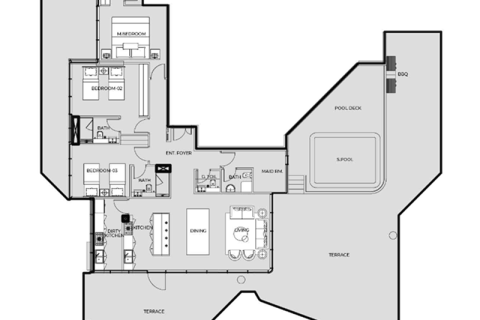 Lägenhet till försäljning i Dubai, UAE 1 sovrum, 76 kvm Nr. 690275 - fotografi 8