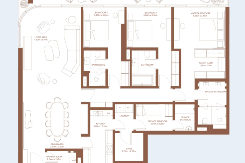 Apartament de vânzare în Dubai Harbour, Dubai, EAU 1 dormitor, 765 mp.  №690132 - poză 7