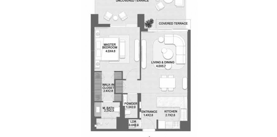 Apartman u Solea by Taraf Holding na Saadiyat Island, Abu Dhabi, UAE 102 m2, 1 spavaća soba Br. 760035