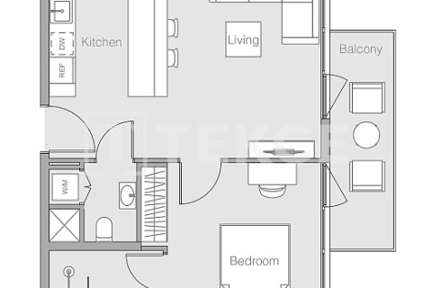 Appartement te koop in Jumeirah Village Circle, Dubai, VAE 1 slaapkamer, 60 vr.m., nr 730775 - foto 21