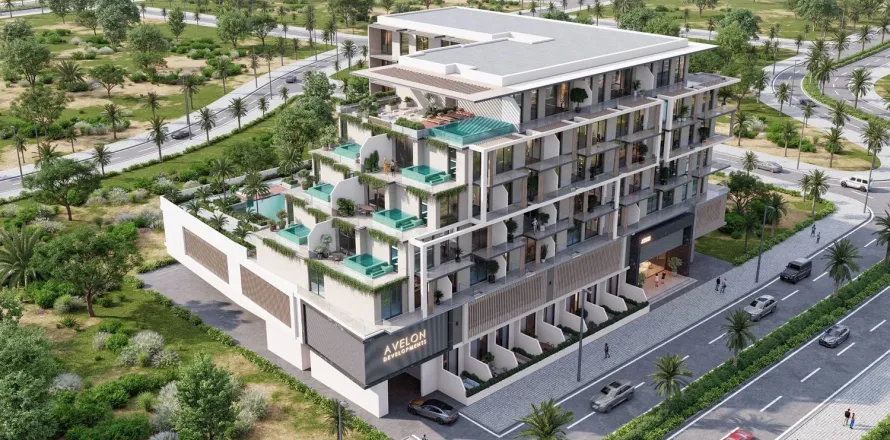 Apartmen di Dubai, UAE 1 bilik tidur, 36 meter persegi № 729256