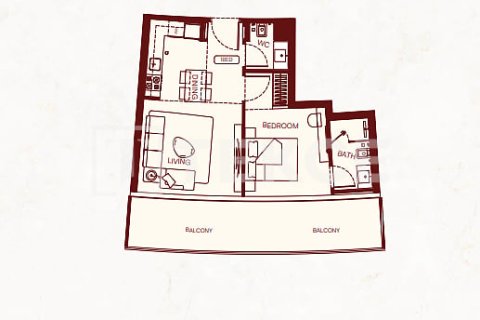 Apartament na sprzedaż w Majan, Dubai, ZEA 2 sypialnie, 117 mkw., nr 725858 - zdjęcie 25