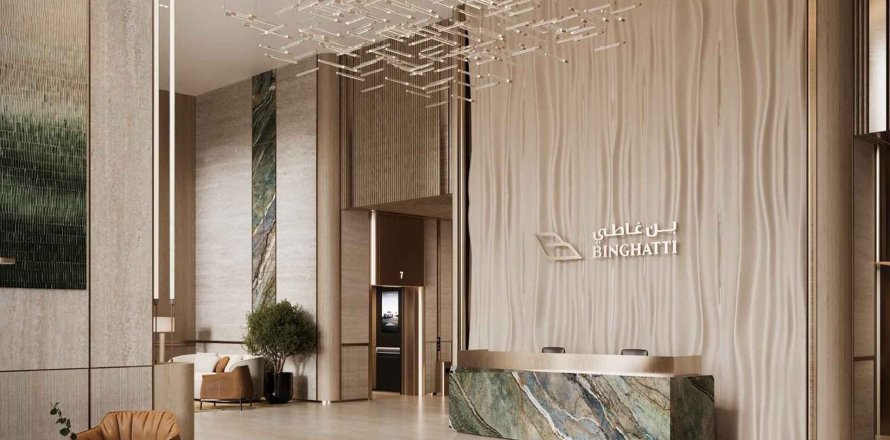 Apartment sa Binghatti Vintage sa Majan, Dubai, UAE 1 silid, 35 sq.m. № 680566