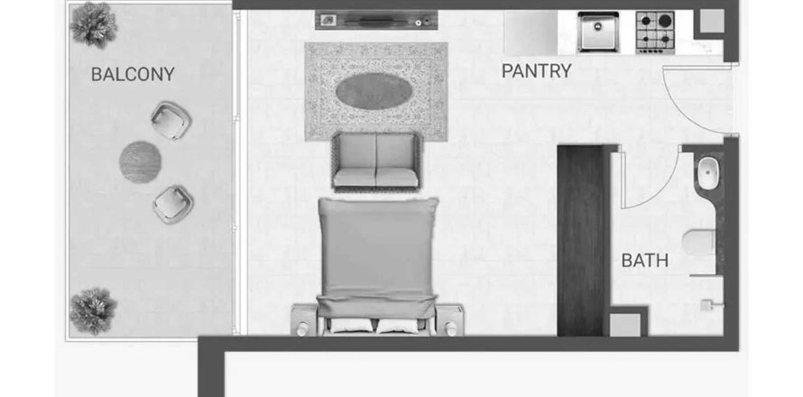 Apartamento em Dubai South (Dubai World Central), Dubai, EAU 1 quarto, 39.11 m2 № 640970
