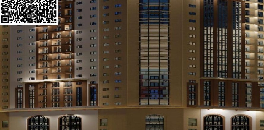 Apartemen di Al Naemiyah, Ajman, UEA 1 ruangan, 58 m2 nomor 730017