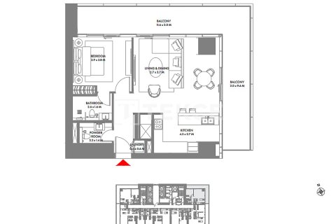 Apartamento para venda em Dubai Harbour, Dubai, EAU 1 quarto, 119 m2 № 699558 - foto 20