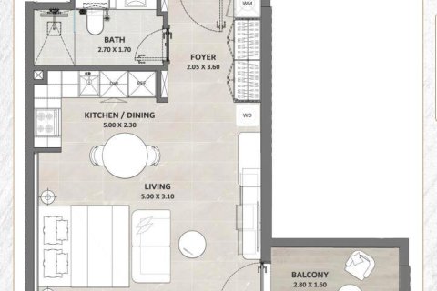 Купити квартиру в Аль-Сатва, Дубай, ОАЕ 1 кімната, 44м2, № 708672 - фото 15
