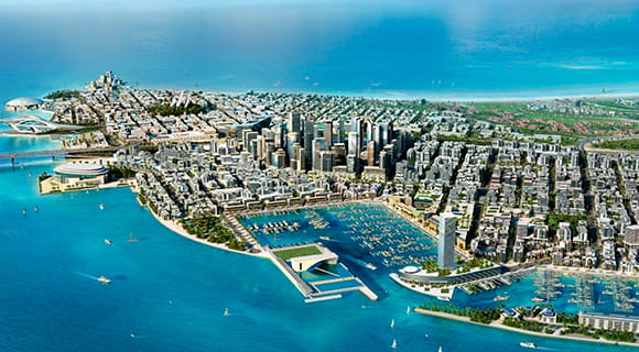 Aldar запустил Marsa Al Saadiyat в Абу-Даби: район на Dh100 млрд появится на остров Саадият