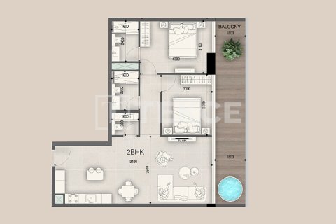 Appartement te koop in Jebel Ali, Dubai, VAE 1 kamer, 52 vr.m., nr 730829 - foto 17