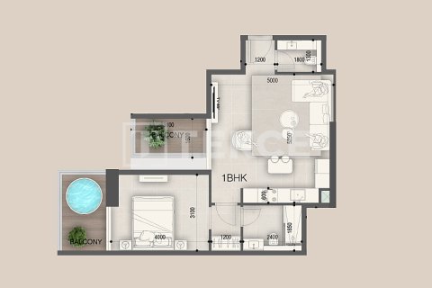Appartement te koop in Jebel Ali, Dubai, VAE 1 kamer, 52 vr.m., nr 730829 - foto 16