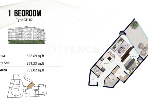 Huoneisto Jumeirah Village Circle, Dubai, Arabiemiraatit 1 huone, 51 m2 № 730834 - kuva 28