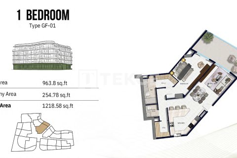 Huoneisto Jumeirah Village Circle, Dubai, Arabiemiraatit 1 huone, 51 m2 № 730834 - kuva 20