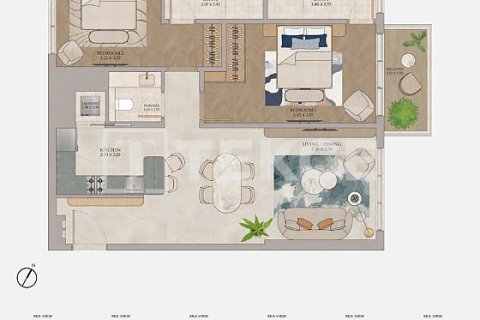 Wohnung zum Verkauf in Dubai, VAE 1 Schlafzimmer, 62 m2 Nr. 703402 - Foto 16