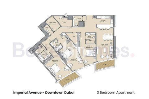 Appartamento in vendita a Downtown Dubai (Downtown Burj Dubai), Dubai, EAU 3 camere da letto, 203 mq. № 642554 - foto 30