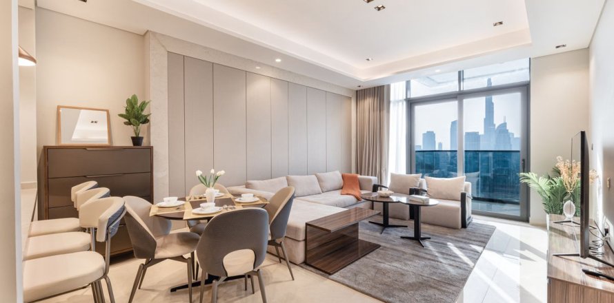 Apartament në Business Bay, Dubai, Emiratet e Bashkuara Arabe 1 dhomë gjumi, 77 m2. № 738860