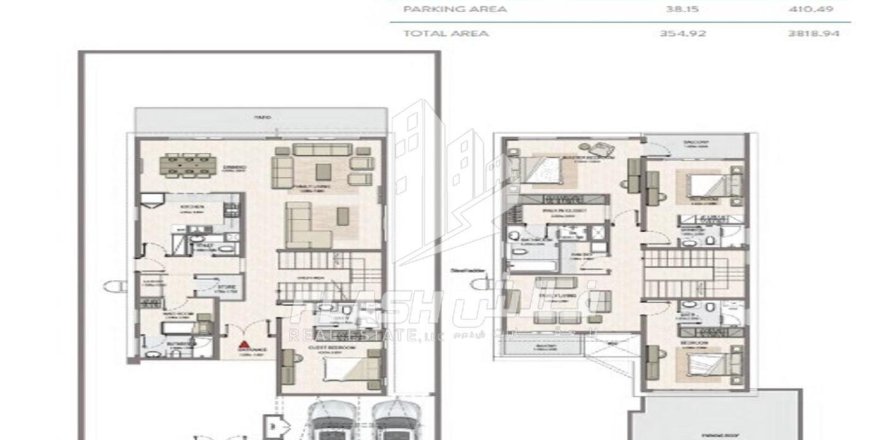 Vila di Mina Al Arab, Ras Al Khaimah, UEA 4 kamar tidur, 355 m2 nomor 656421