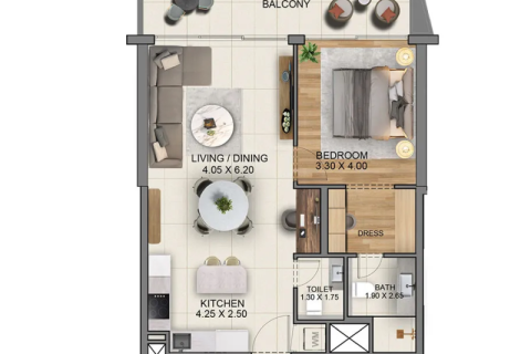 Apartamento para venda em Jumeirah Lake Towers, Dubai, EAU 1 quarto, 83 m2 № 690110 - foto 10
