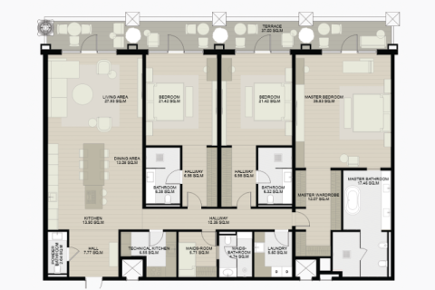 آپارتمان برای فروش در  Palm Jumeirah، Dubai، امارات متحده عربی  2 خوابه ، 200 متر مربع ، شماره 690115 - تصویر 8