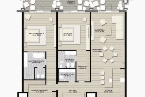 آپارتمان برای فروش در  Palm Jumeirah، Dubai، امارات متحده عربی  2 خوابه ، 200 متر مربع ، شماره 690115 - تصویر 7