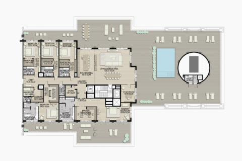 آپارتمان برای فروش در  Palm Jumeirah، Dubai، امارات متحده عربی  2 خوابه ، 200 متر مربع ، شماره 690115 - تصویر 10